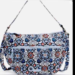 Vera Bradley Retired Lisbon Medallion Go Ahead Convertible Crossbody /Shoulder